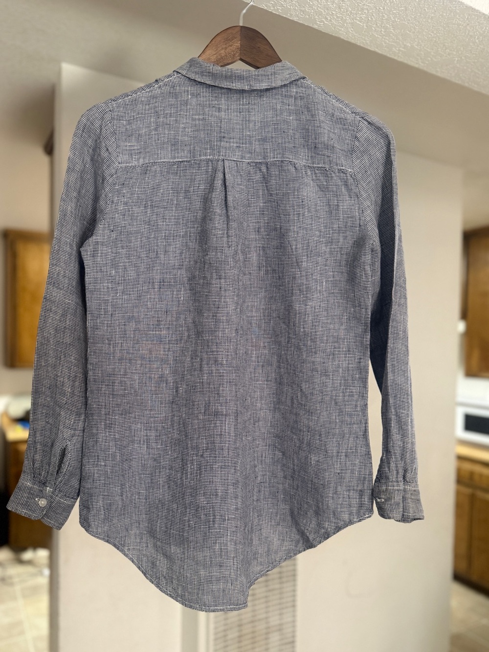 Cole Haan Pinch Maine Classic Linen Popover Top - Picture 2 of 7